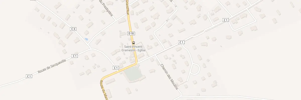 Plan du 59 Rte du Chêne à Saint-Vincent-Cramesnil
