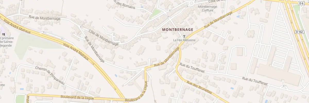 Plan du 123B Rue de Montbernage à Poitiers