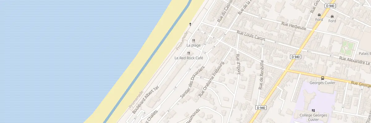 Plan du 71 Bd Albert 1er à Fécamp