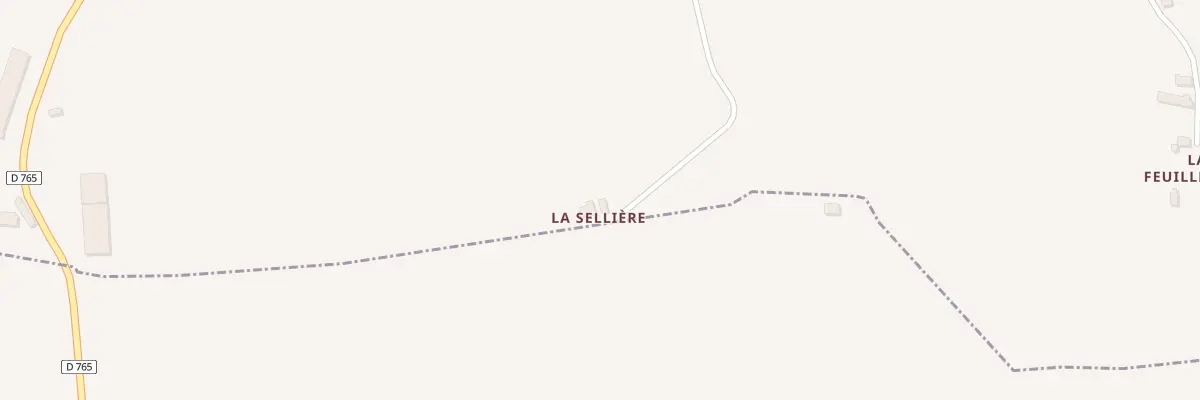 Plan du 1 La Sellière à Ferrières-la-Verrerie