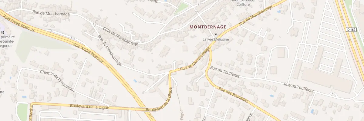Plan du 125 Rue de Montbernage à Poitiers
