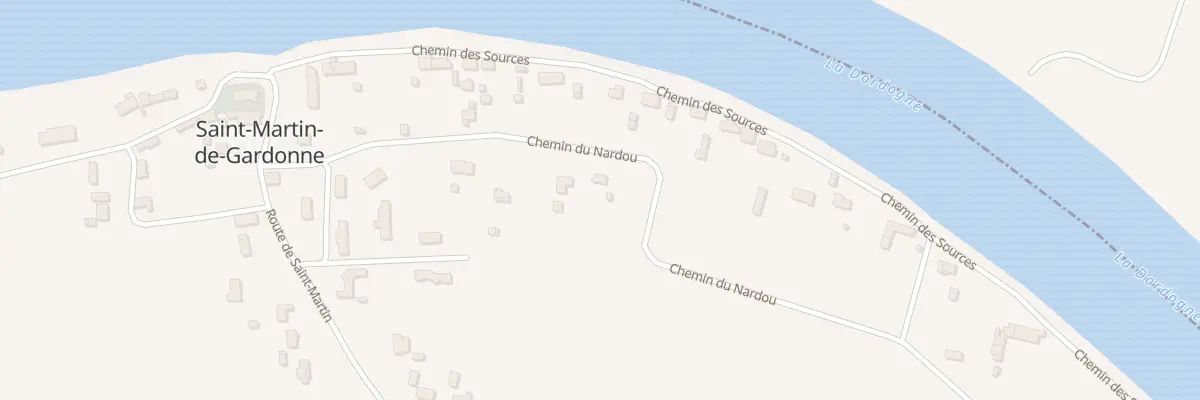 Plan du 55 Che du Nardou à Lamonzie-Saint-Martin