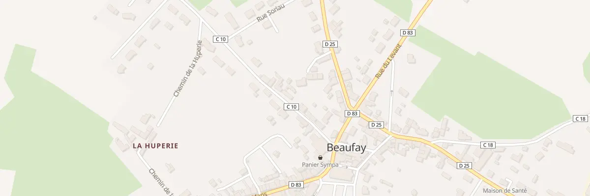 Plan du 10 Rue de Pambourg à Beaufay