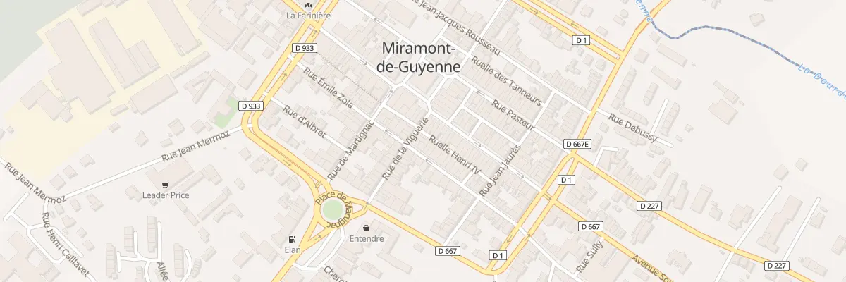 Plan du 7 Rue de la Viguerie à Miramont-de-Guyenne