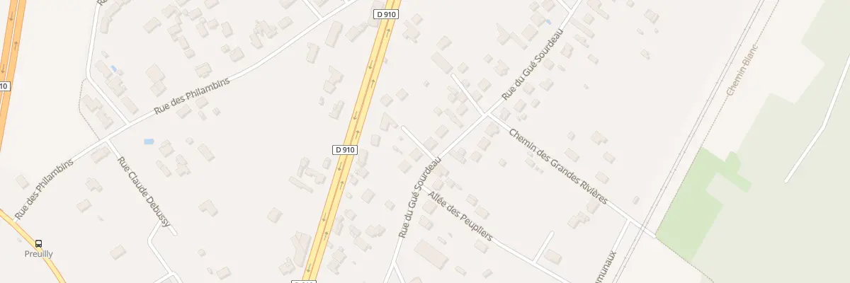 Plan du 27 Rue du Gué Sourdeau à Chasseneuil-du-Poitou
