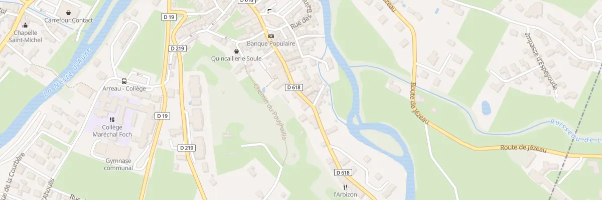 Plan du 20 Rte de Luchon à Arreau