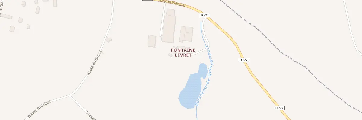 Plan du 154 Fontaine Levret à Saint-Aubin-d’Appenai