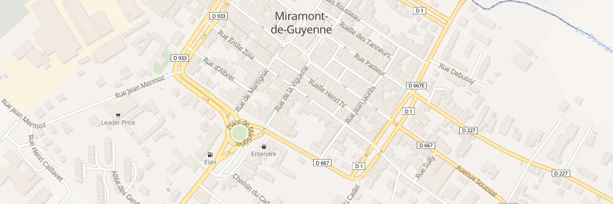 Plan du 10 Rue Montesquieu à Miramont-de-Guyenne