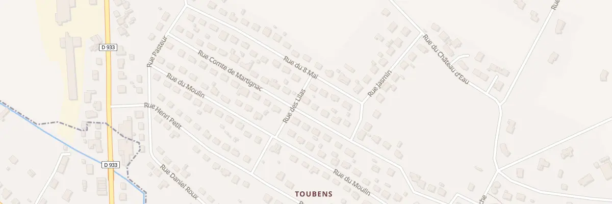 Plan du 23 Rue Comte de Martignac à Saint-Pardoux-Isaac