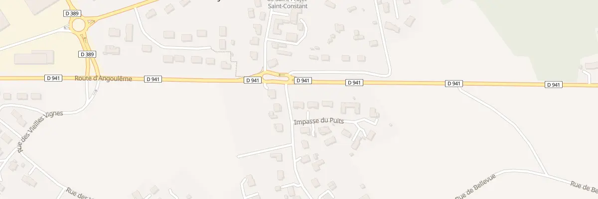 Plan du 1 Imp du Puits à La Rochefoucauld-en-Angoumois