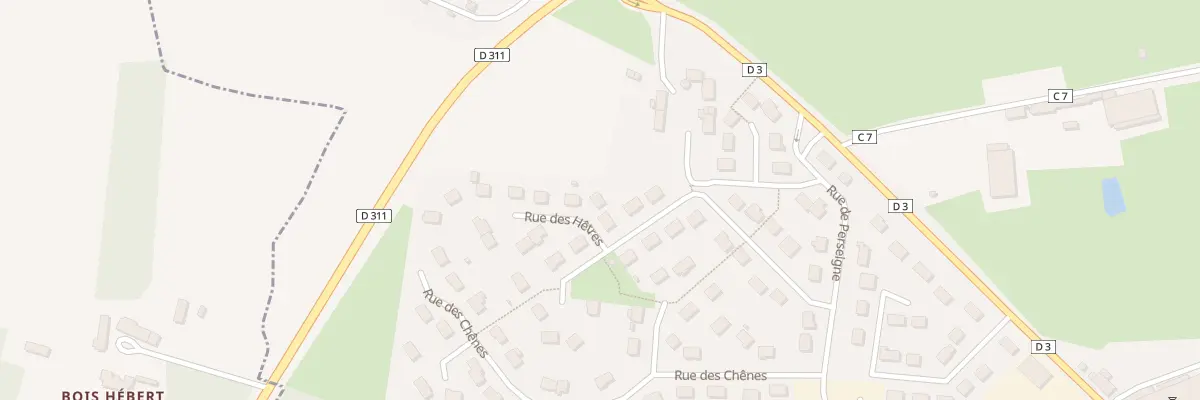 Plan du 4 Rue des Hetres à Mamers