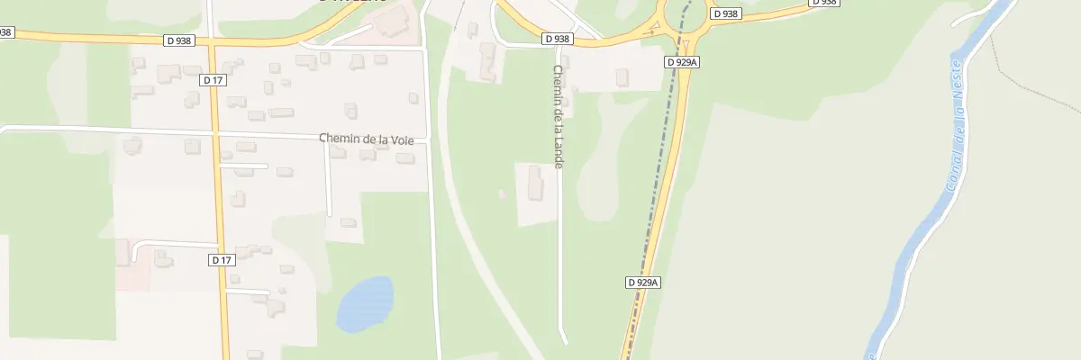 Plan du 6 Che de la Lande à Avezac-Prat-Lahitte