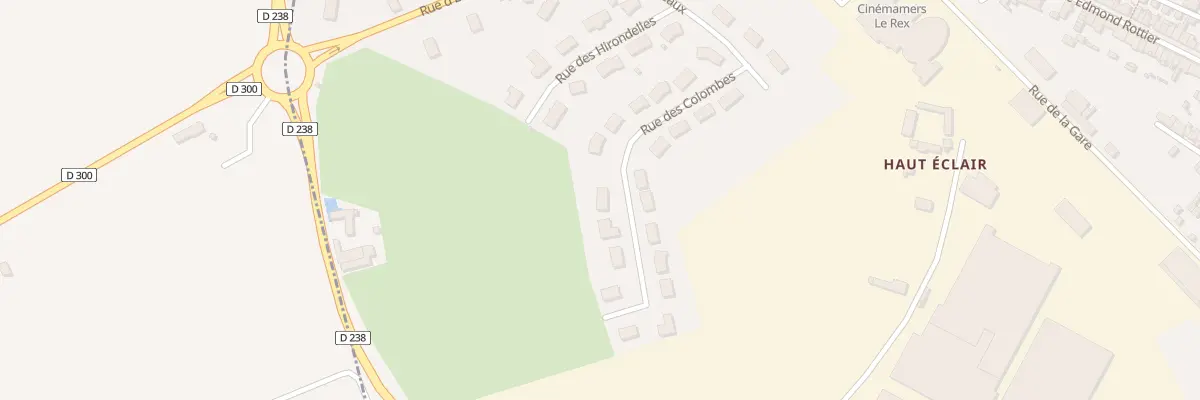 Plan du 14 Rue des Colombes à Mamers