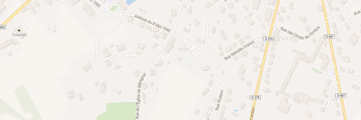 Plan du 96 Rue M Herve et A Fretillere à Miramont-de-Guyenne