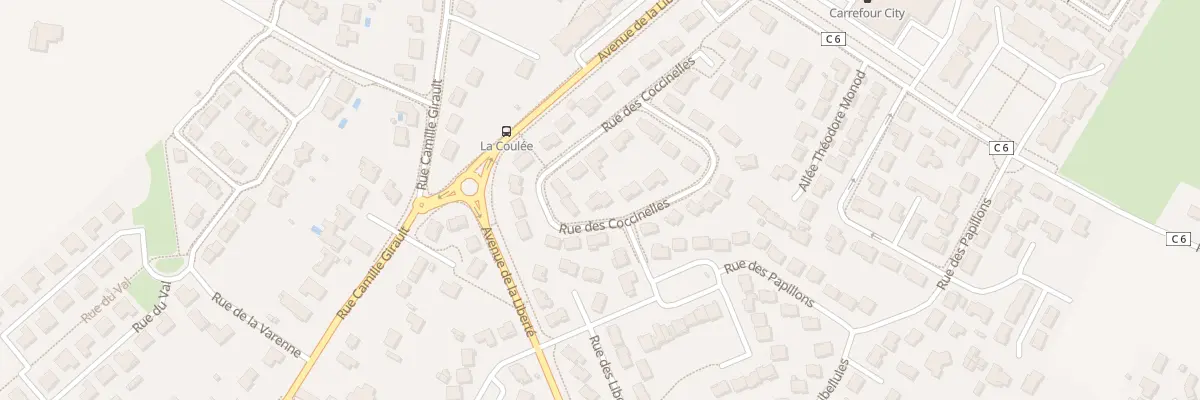 Plan du 25 Rue des Coccinelles à Buxerolles