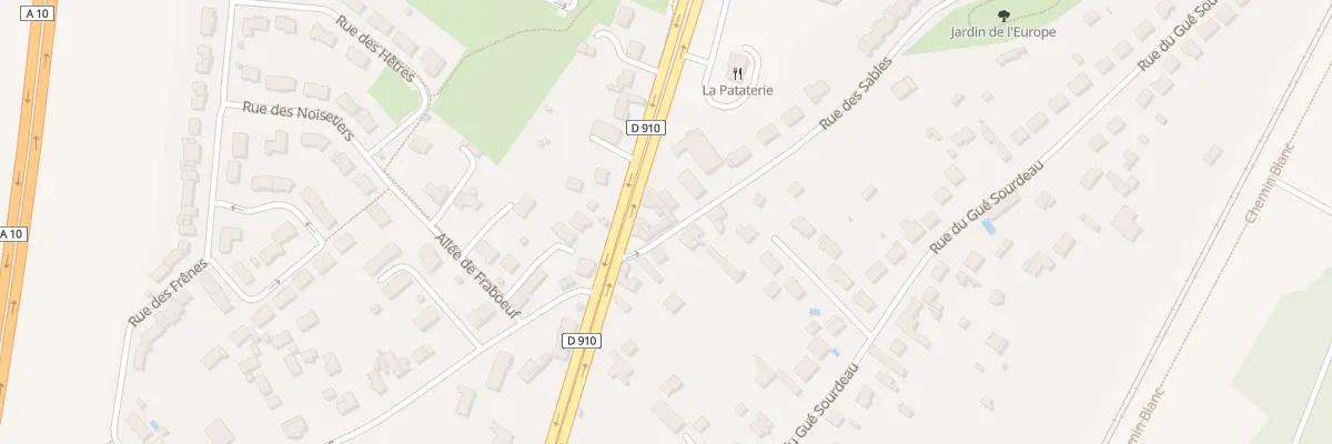 Plan du 1 Rue des Sables à Chasseneuil-du-Poitou