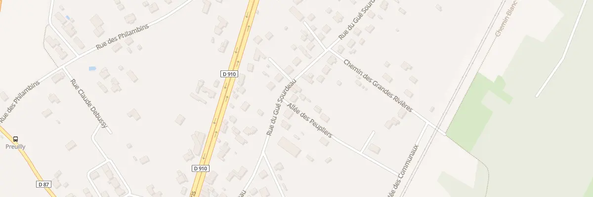 Plan du 26 Rue du Gué Sourdeau à Chasseneuil-du-Poitou