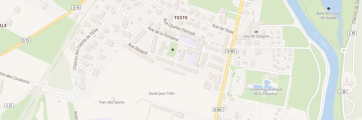 Plan du 24 Pl Corneille à Condom