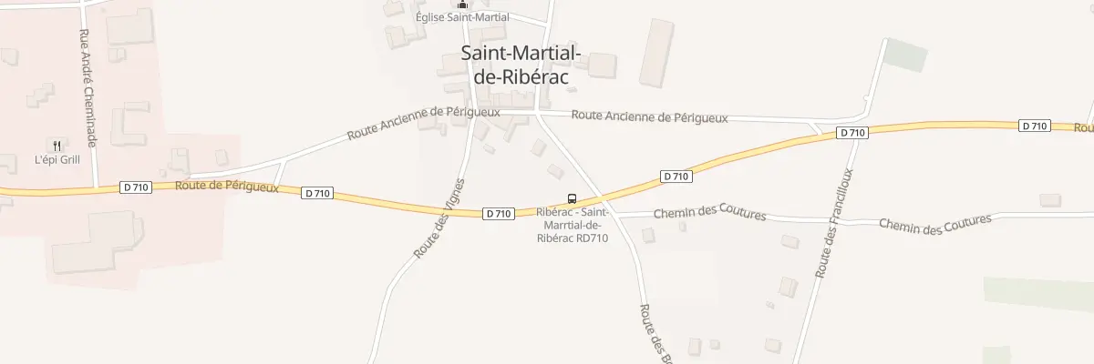 Plan du 35 Che de la Passerelle à Ribérac