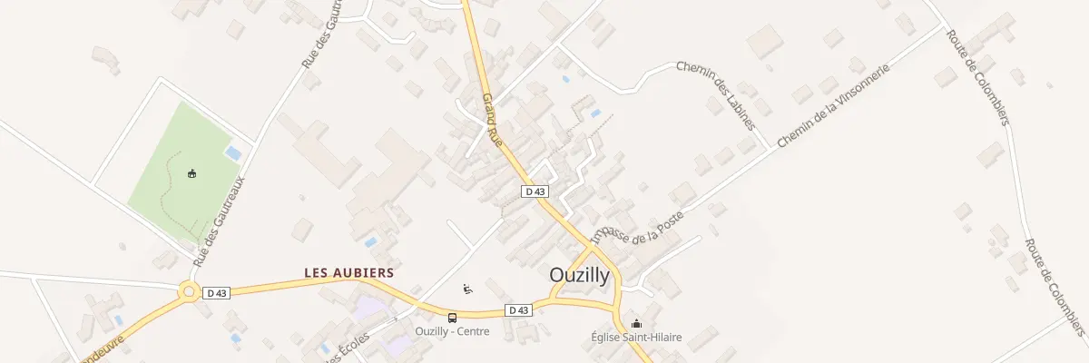 Plan du 18 Grand Rue à Ouzilly