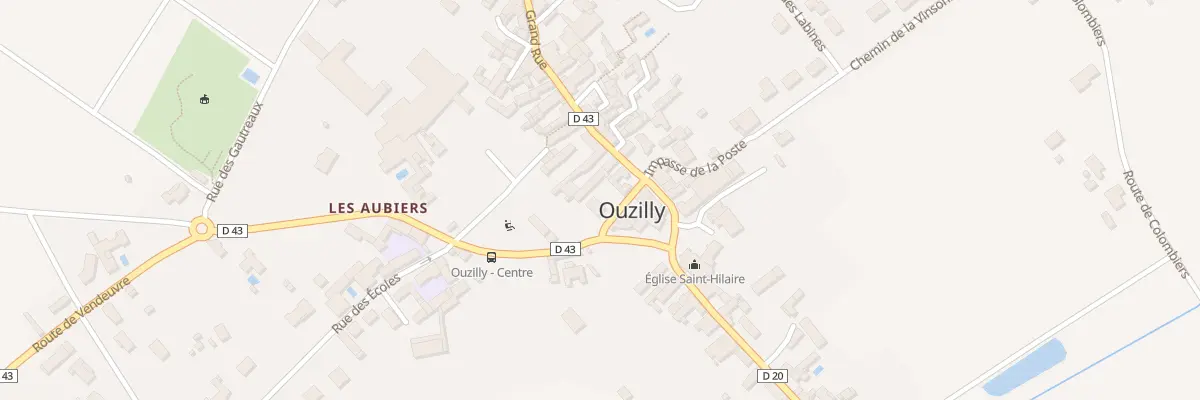 Plan du 2 Rue du Château à Ouzilly