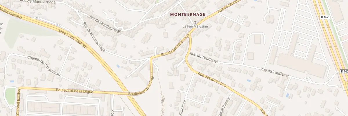 Plan du 78 Rue de Montbernage à Poitiers