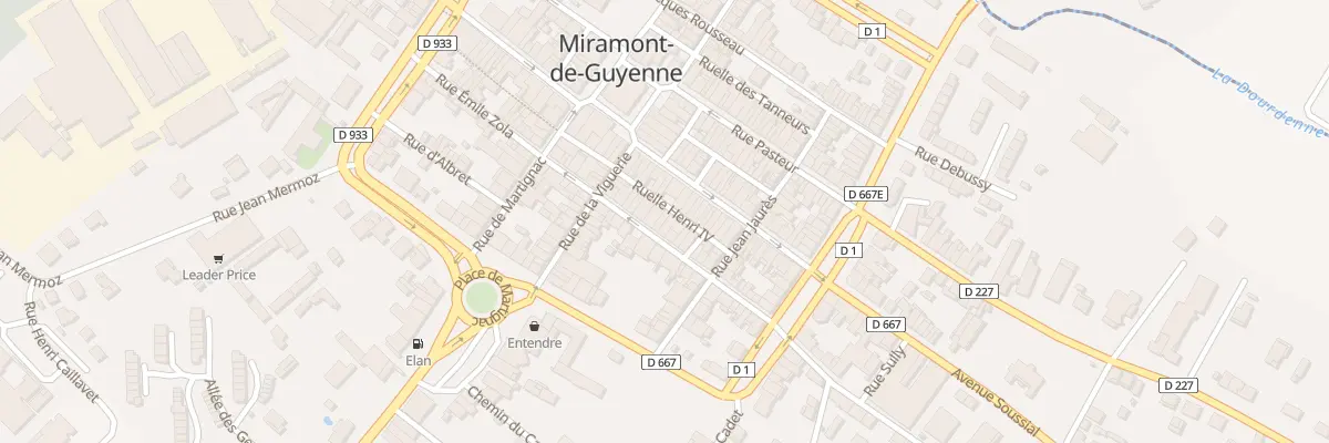 Plan du 17 Rue Montesquieu à Miramont-de-Guyenne