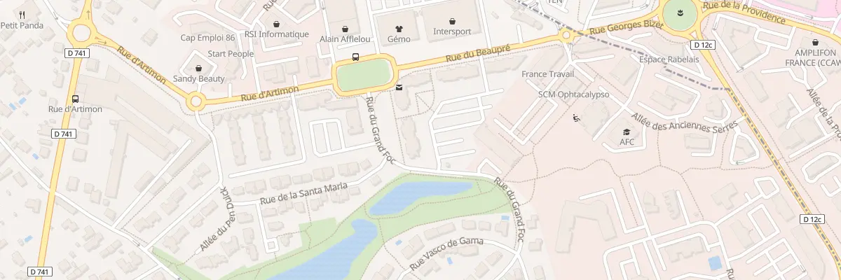 Plan du 5 Rue du Grand Foc à Saint-Benoît