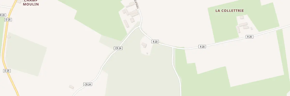 Plan du 592 Che de Bois Bureau à Courcemont