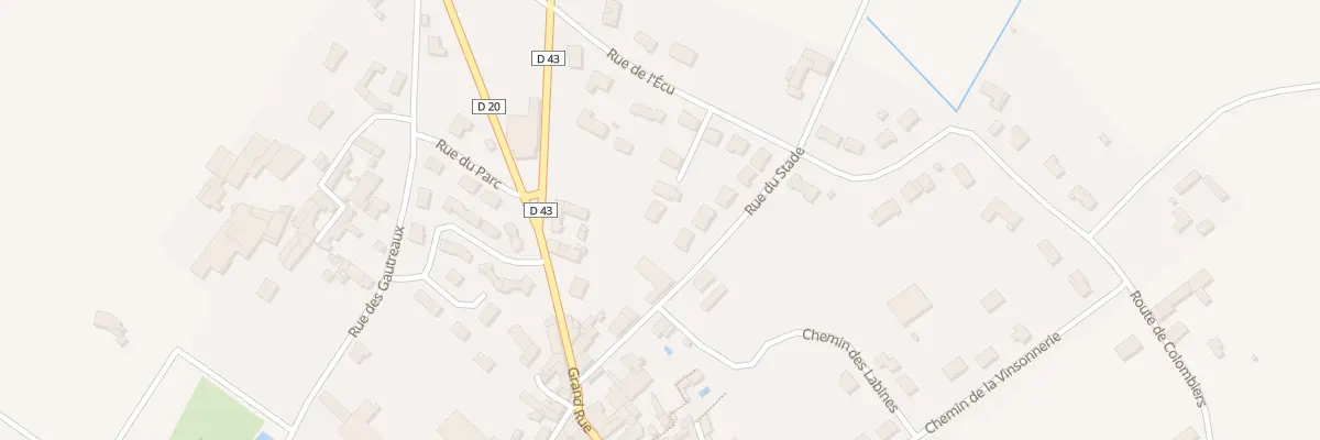 Plan du 3B Rue du Stade à Ouzilly