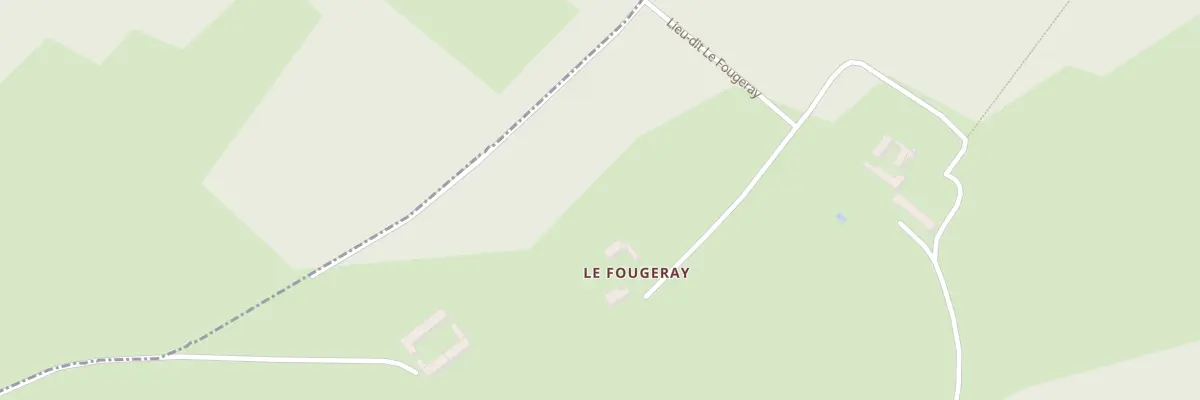 Plan du 5001 Le Fougeray à Razines