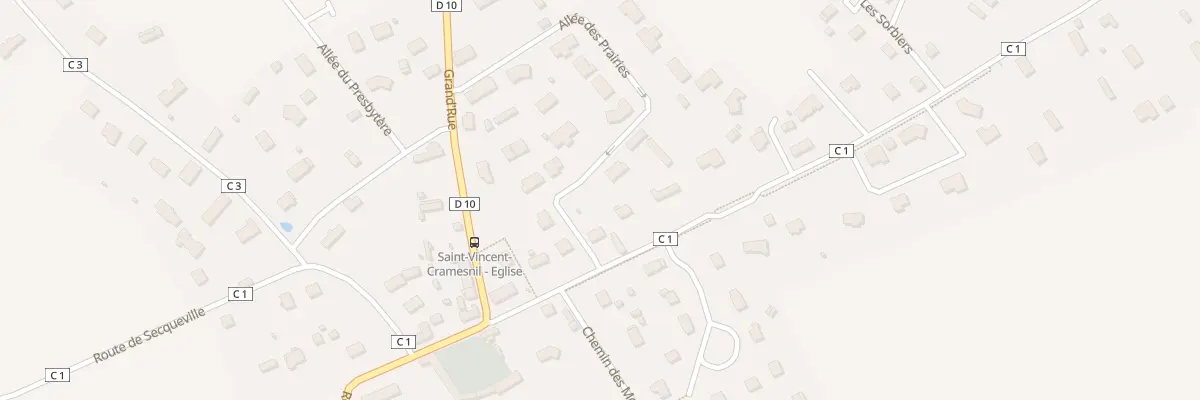 Plan du 5063 Le Bourg à Saint-Vincent-Cramesnil