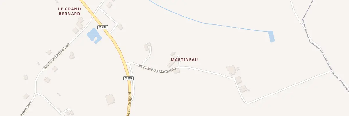 Plan du 151 Imp du Martineau à Roumagne