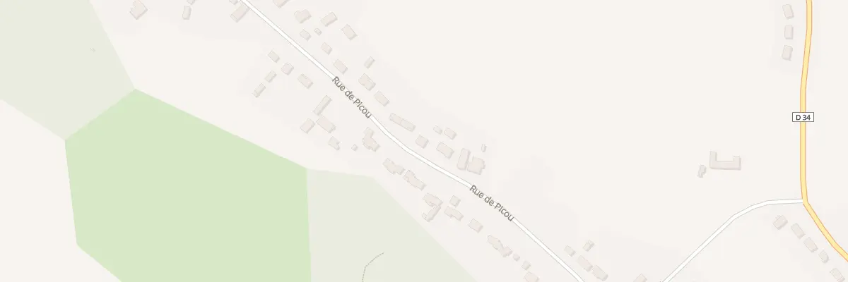 Plan du 80 Rue de Picou à La Force