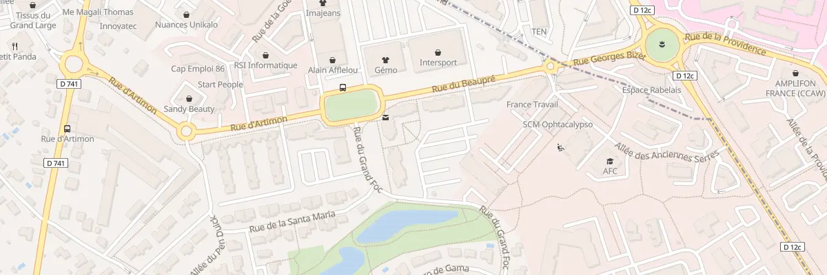 Plan du 1 Rue du Beaupré à Saint-Benoît