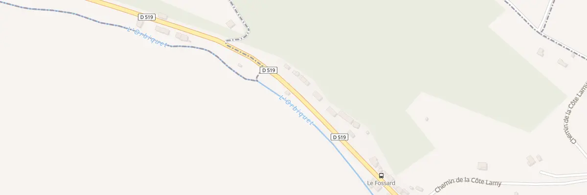 Plan du 2 Rue du Fossard à Saint-Martin-de-Bienfaite-la-Cressonnière