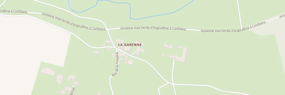 Plan du 4 Rue de la Garenne à Cellefrouin