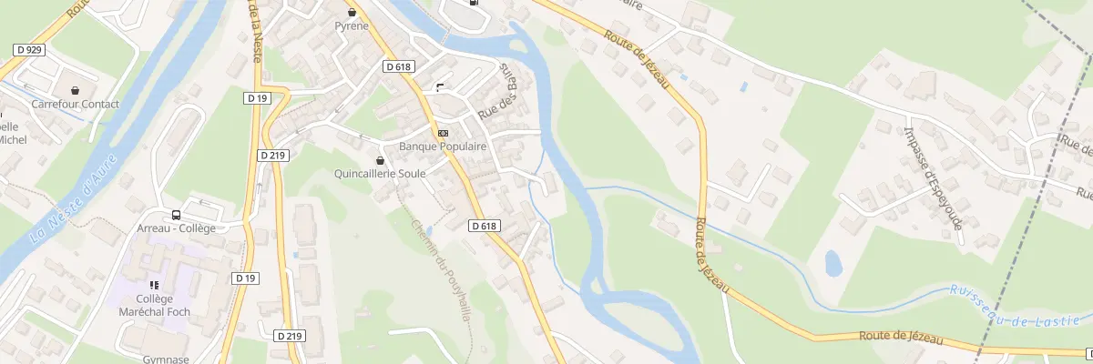 Plan du 9 Rue de la Tannerie à Arreau