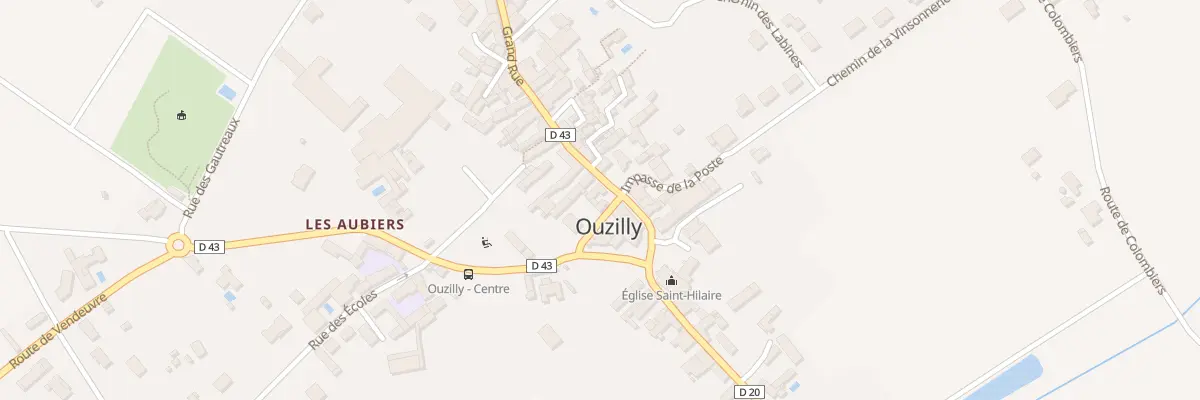 Plan du 5 Grand Rue à Ouzilly