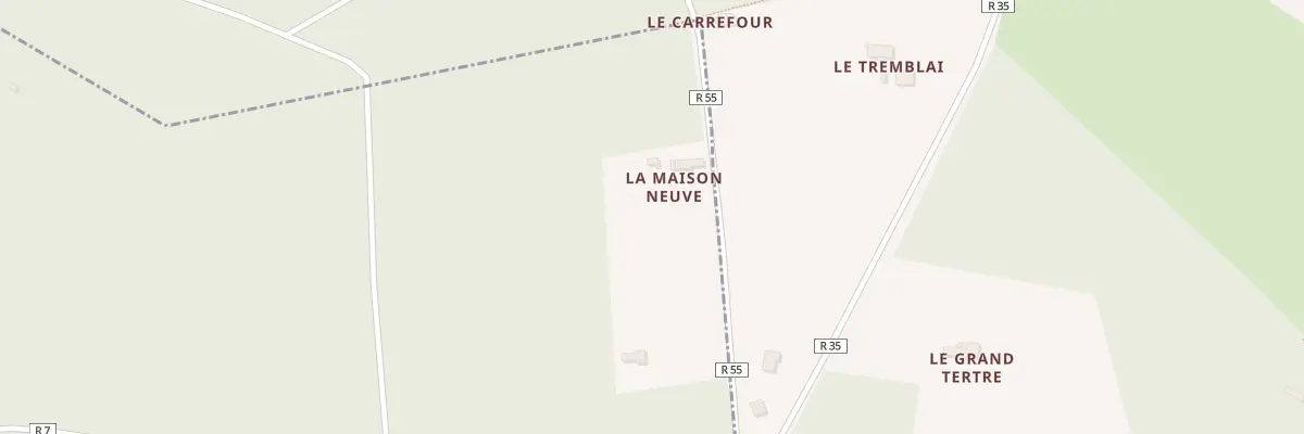Plan du 5388 La Maison Neuve à Brette-les-Pins