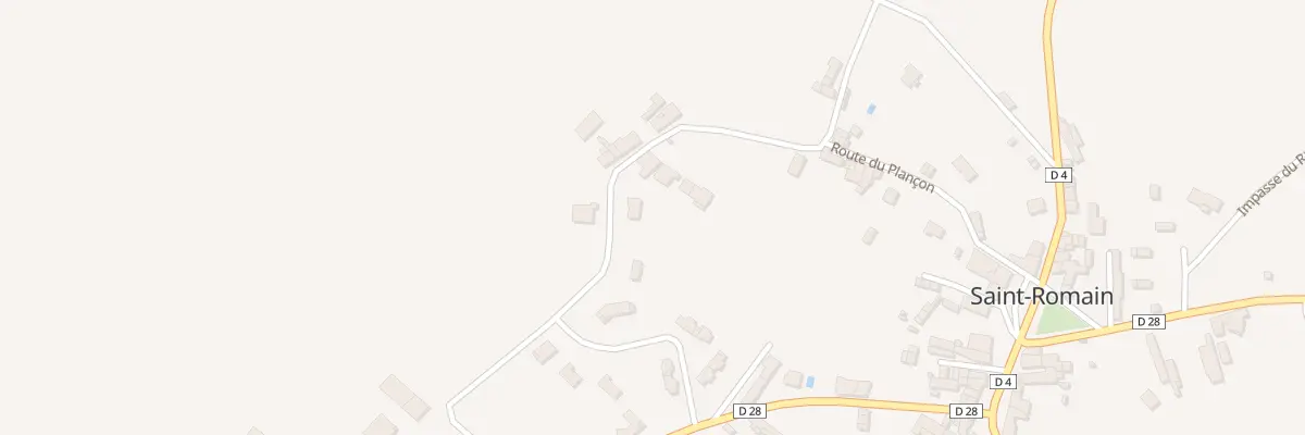 Plan du 13 Le Plancon à Saint-Romain