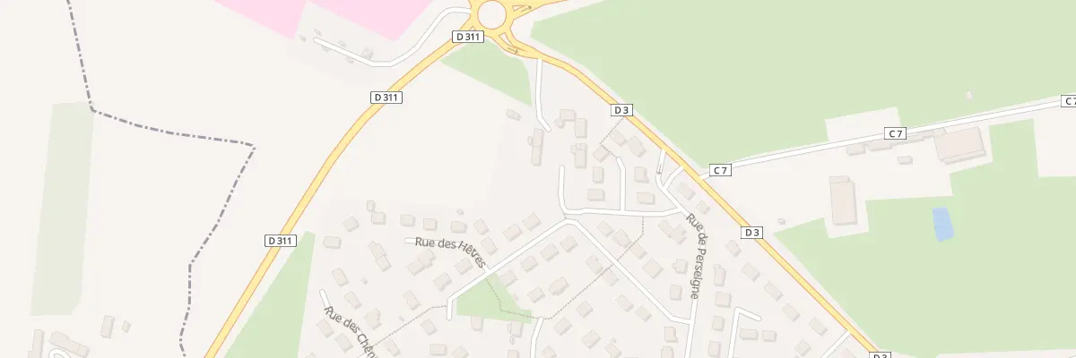 Plan du 4 Imp de la Guilloterie à Mamers