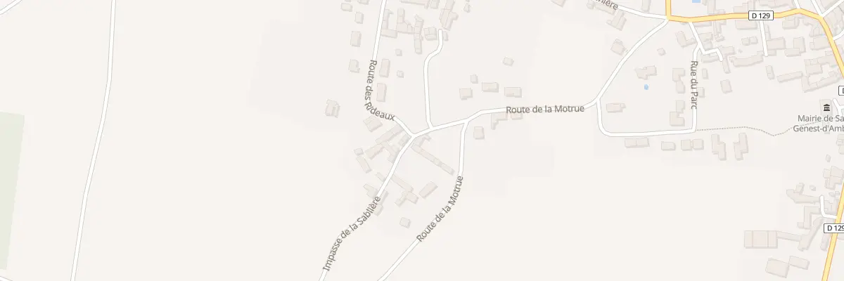 Plan du 1 Rte des Rideaux à Saint-Genest-d’Ambière