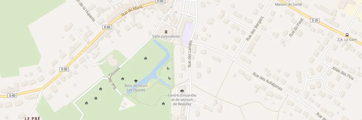 Plan du 8 Rue des Landes à Beaufay
