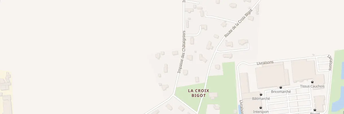Plan du 91 Imp des Chataigniers à Saint-Léonard