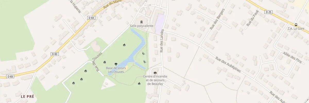 Plan du 10 Rue des Landes à Beaufay
