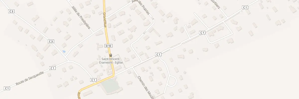 Plan du 133 Rte du Chêne à Saint-Vincent-Cramesnil