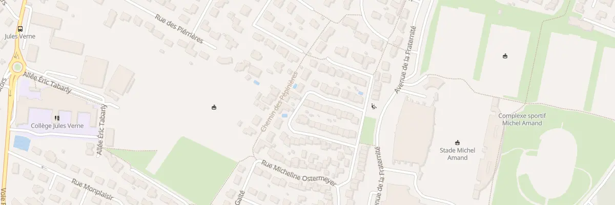 Plan du 20 Rue Maryse Bastie à Buxerolles