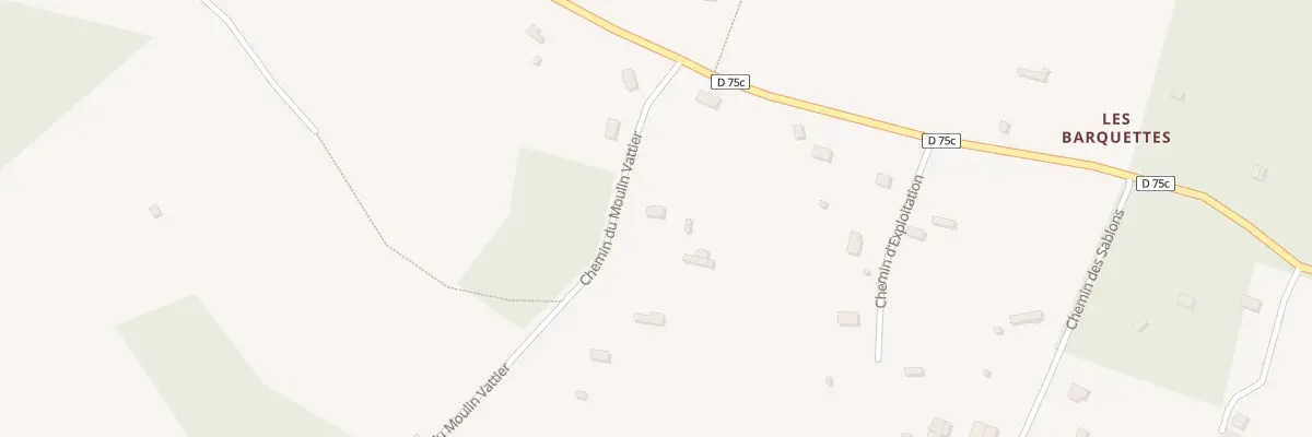 Plan du 3 Che du Moulin Vattier à Cordebugle
