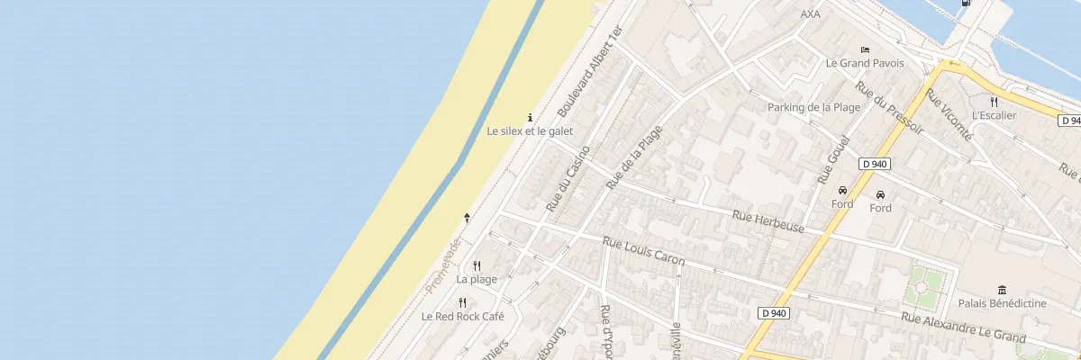 Plan du 57 Bd Albert 1er à Fécamp